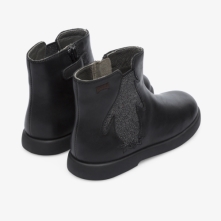 Camper Duet Kids Chelsea Boots US-57504 Black Sale USA